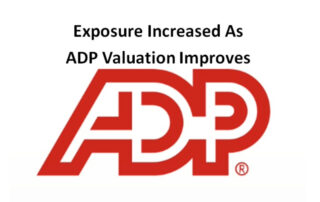 Exposure Increased As ADP Valuation Improves