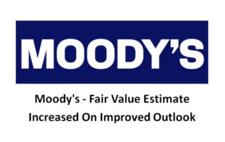 Moody's Fair Value Estimate Increased On Improved Outlook
