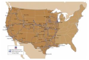 Union Pacific System Map 