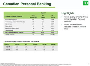 TD - Canadian Personal Banking Q2 2017