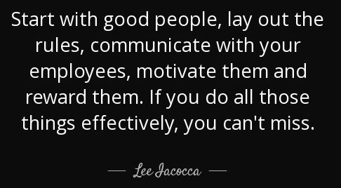 Lee Iacocca Quote on Motivation