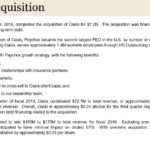 PAYX - Oasis Acquisition - Q3 Earnings Presentation