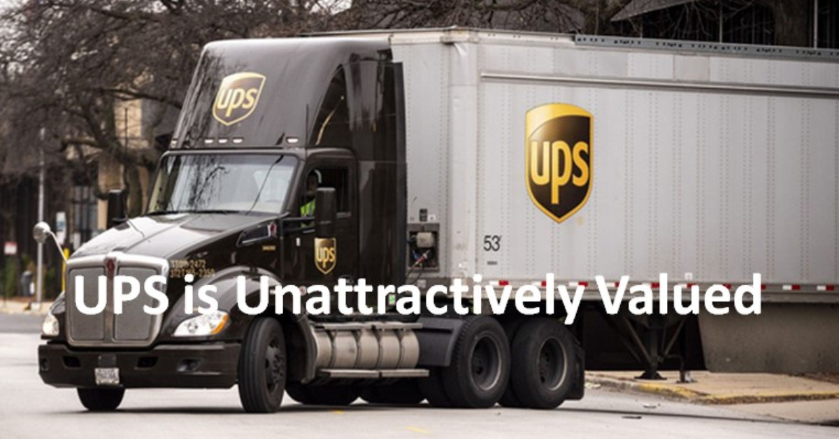 UPS is Unattractively Valued