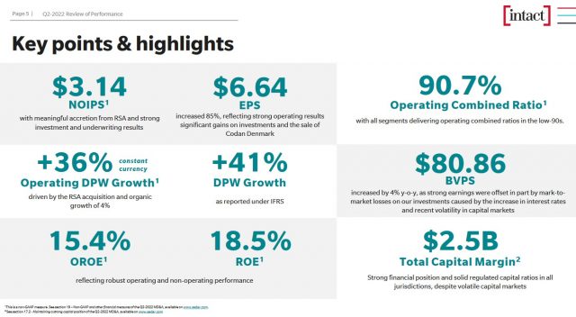 IFC - Q2 Key Points and Highlights - July 29, 2022