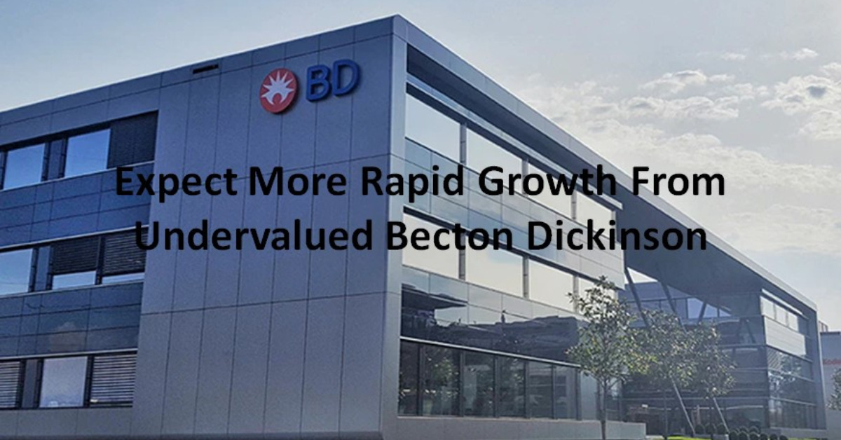 Expect More Rapid Growth From Undervalued Becton Dickinson