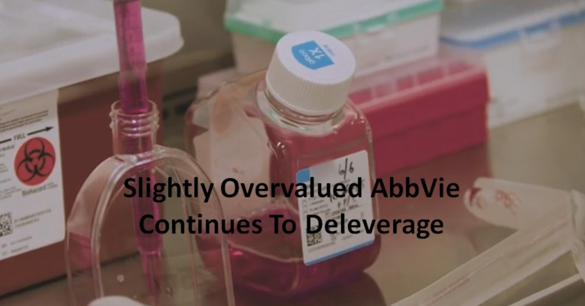Slightly Overvalued AbbVie Continues To Deleverage