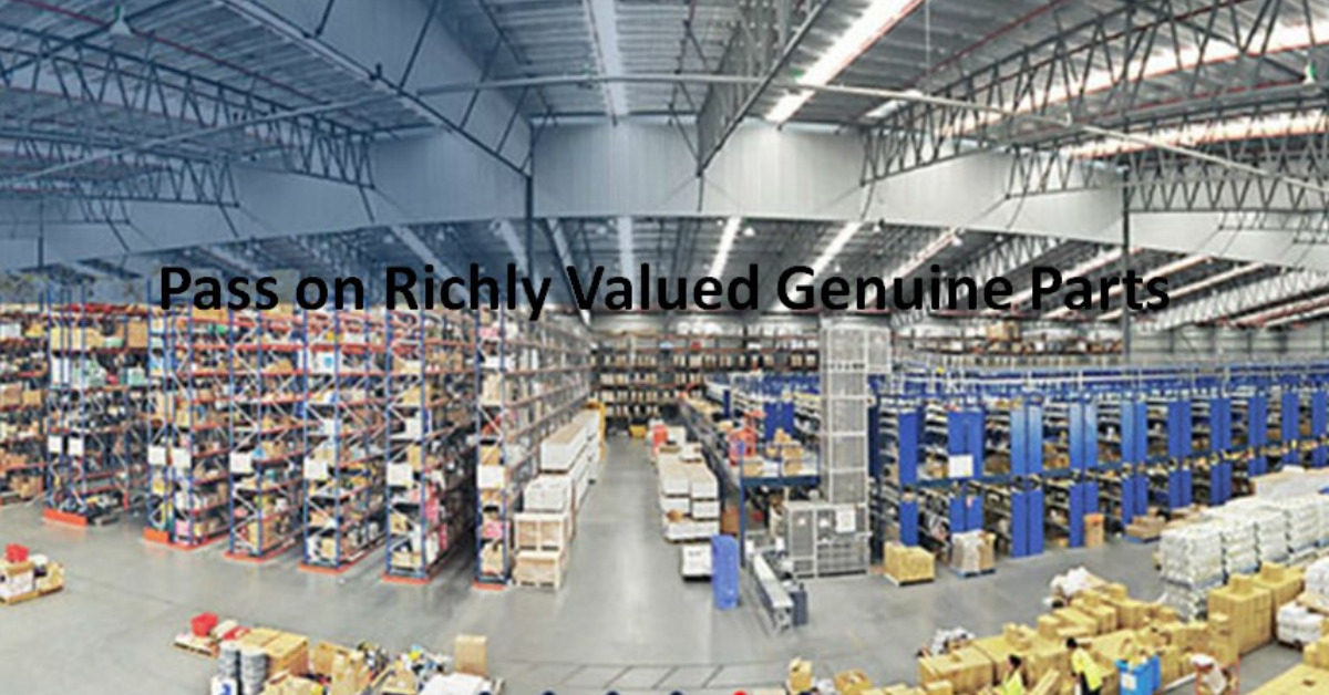 Pass on Richly Valued Genuine Parts