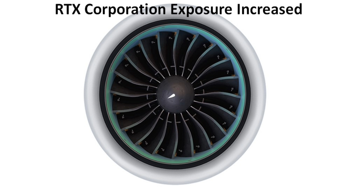 RTX Corporation Exposure Increased