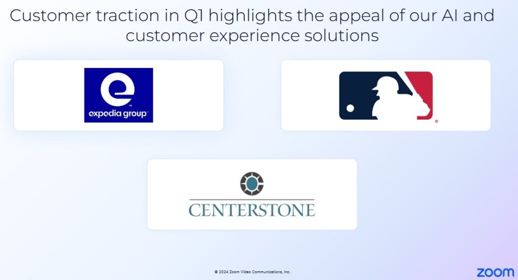 ZM - Customer Traction in Q1 2025