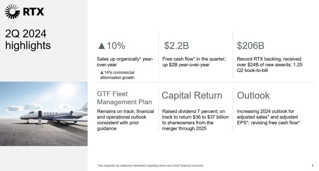 RTX - Q2 2024 Highlights - July 25, 2024