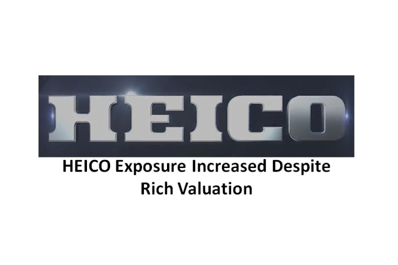 HEICO Exposure Increased Despite Rich Valuation