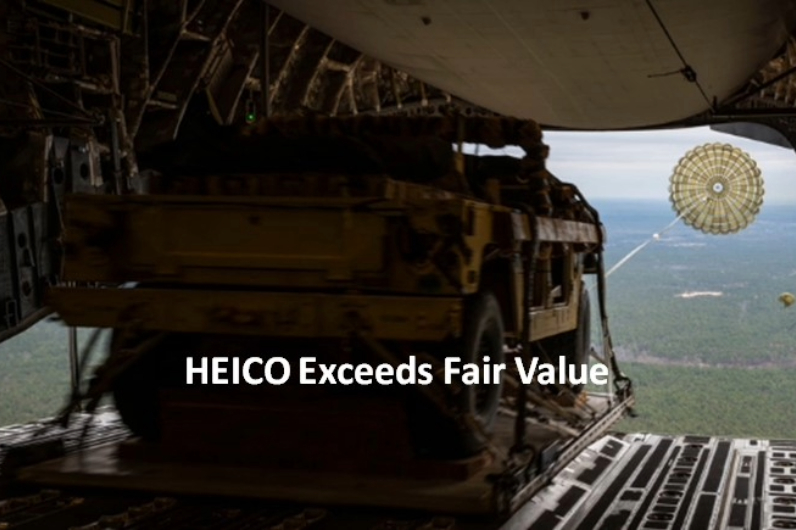 HEICO Exceeds Fair Value