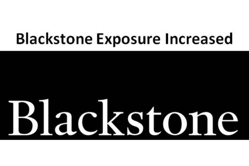 Blackstone Exposure Increased