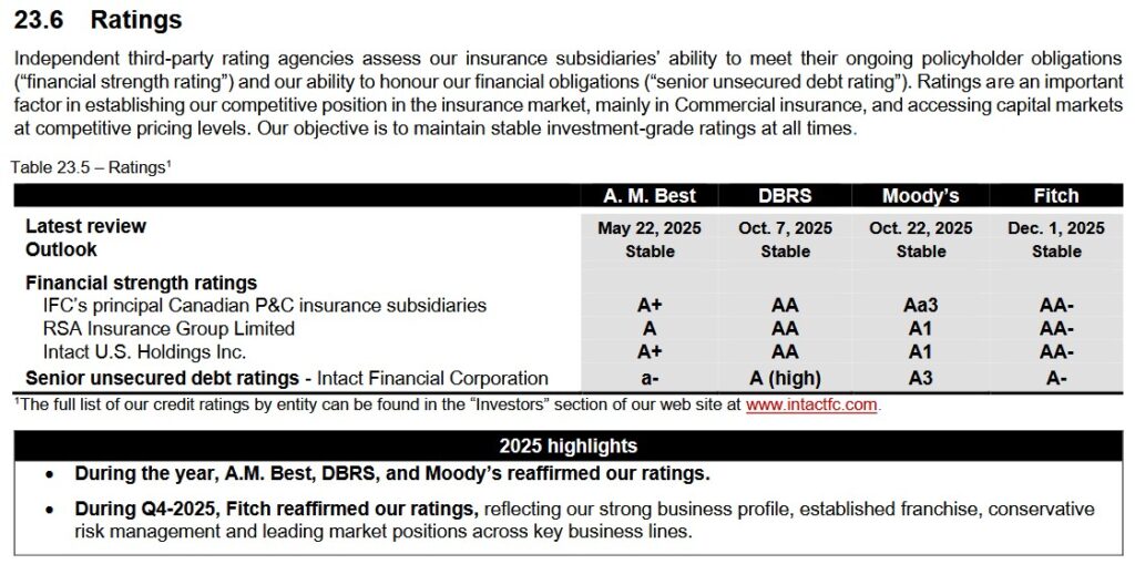 IFC - Ratings and Outlook - February 2026